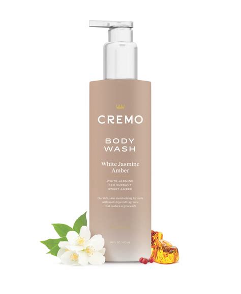 Cremo Body Wash, White Jasmine Amber, 16 OZ .